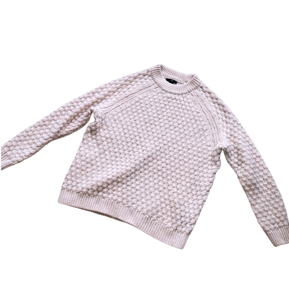 H&M Light Pink/ Beige sweater
